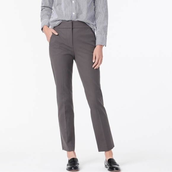 NWT J. Crew New Remi Straight Leg Dress Pants in Grey - Picture 1 of 6